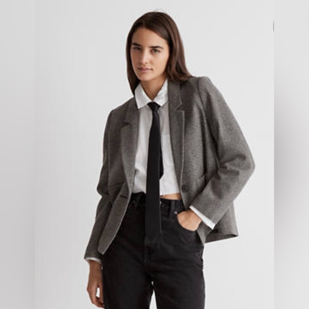 Madewell Cropped Dorset Blazer